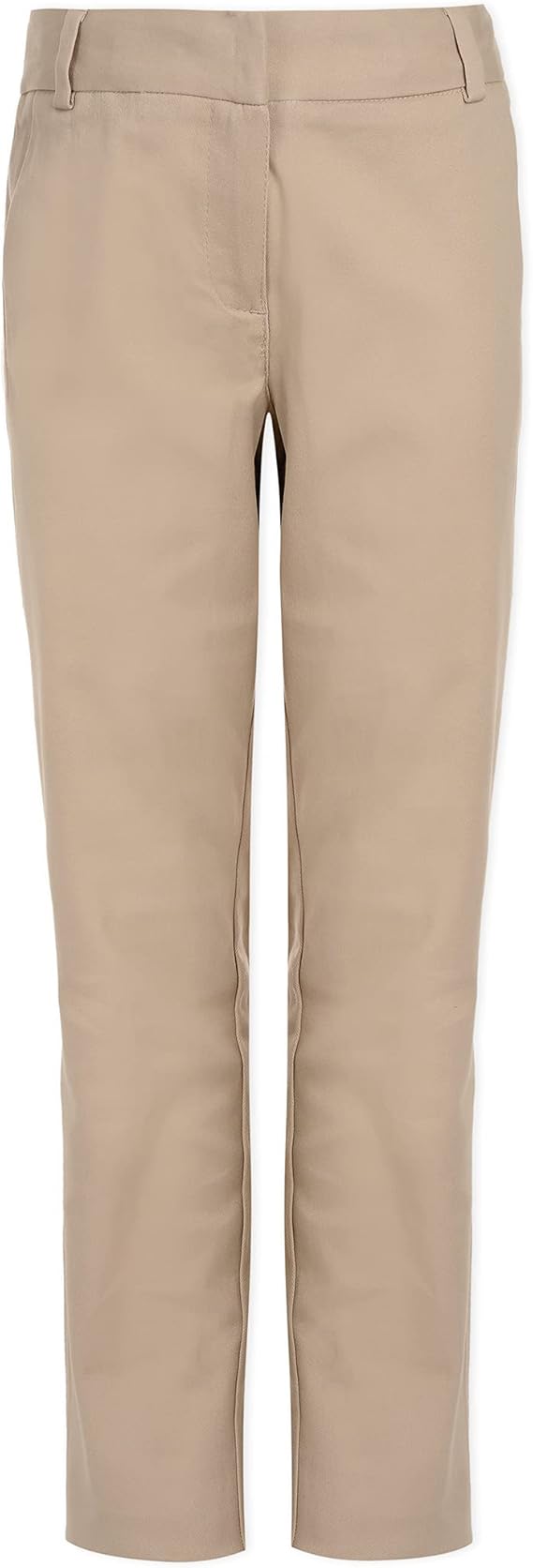 Nautica Girls' School Uniform Twill Skinny Pants, Comfortable Stretch Material, Wrinkle & Fade Resistant