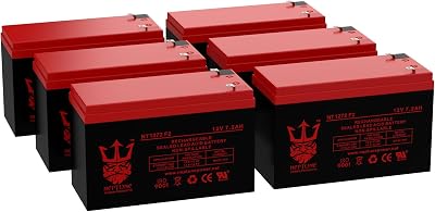 Brand 12V 7.2AH F2 SLA Rechargeable Battery Replacement for Mighty Max ML7-12 F2-6 Pack