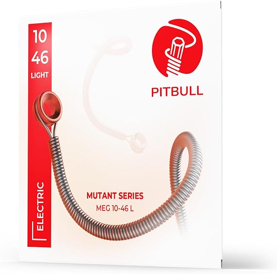 Pitbull Elektro Gitar Tel Seti, Mutant Seri, 09-42, Süper Light, MEG 09-42 SL (10-46 Light, Tekli SET)