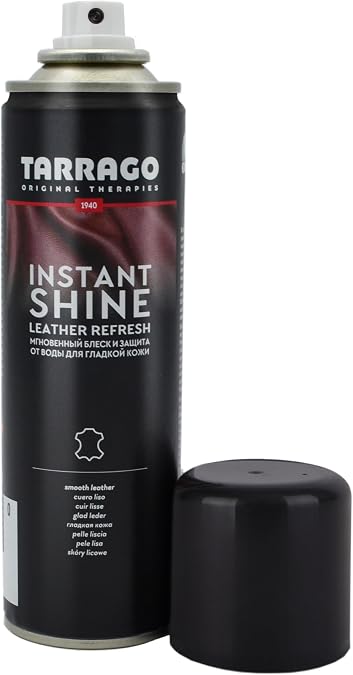 Tarrago Instant Shine Spray - Color, Nourish & Polish Leather Shoes & Clothing - Clear
