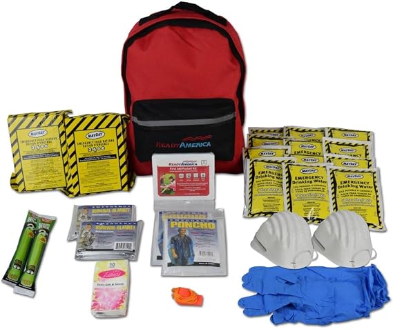 Ready America 70280 3 Day 2 Person Emergency Backpack