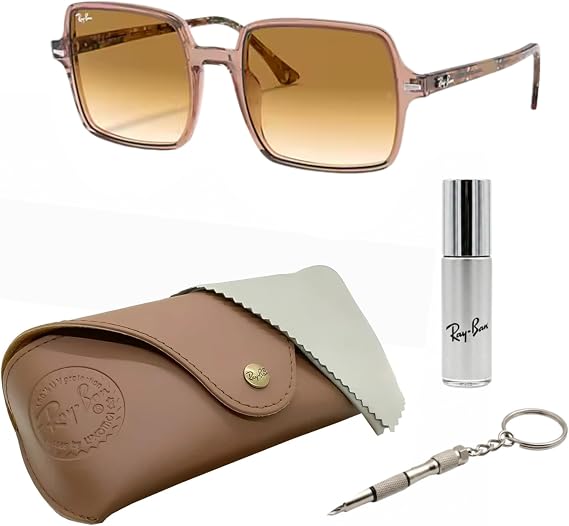 Ray-Ban RB1973 SQUARE II Square Sunglasses with Official Eyewear Kit