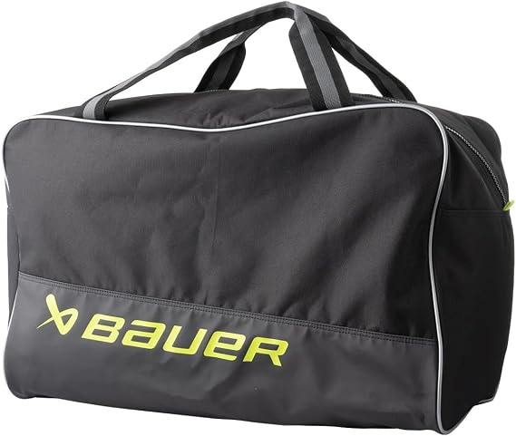 Bauer Hockey Core Carry Bag '24 (Black/Neon, Youth/Small (25"x13"x16"))