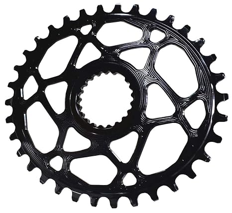 Absolute Balck Oval Chainring XTR XT & SLX DIRECTMOUNT CRANKS 34T Black M9100 M8100 M7100 MT900 SHDMOV36BK Black 34T