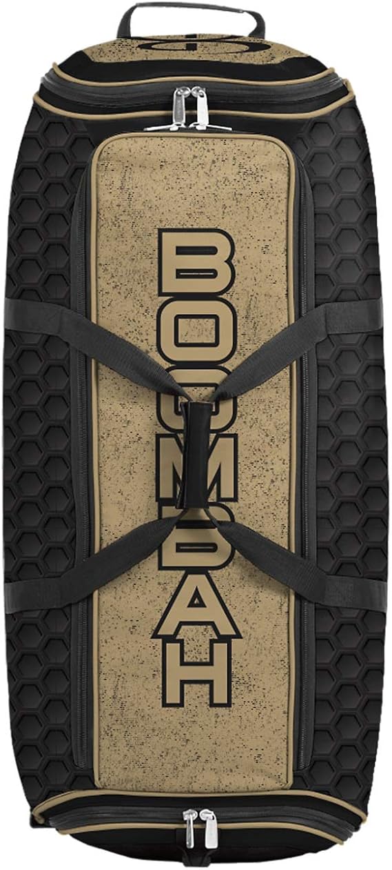 Boombah Brute Rolling Bat Bag 2.0 3DHC - 35" x 15" x 12-1/2" - Multiple Color Options - Holds 4 Bats and Room for Gear - Wheeled Bag