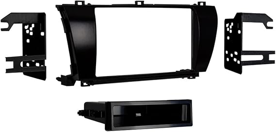 Metra Electronics 99-8245CHG Single DIN High Gloss Dash Kit for Toyota Corolla (Charcoal),Black