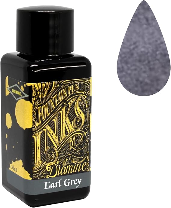 Diamine - Fountain Pen Ink, Earl Grey 30ml