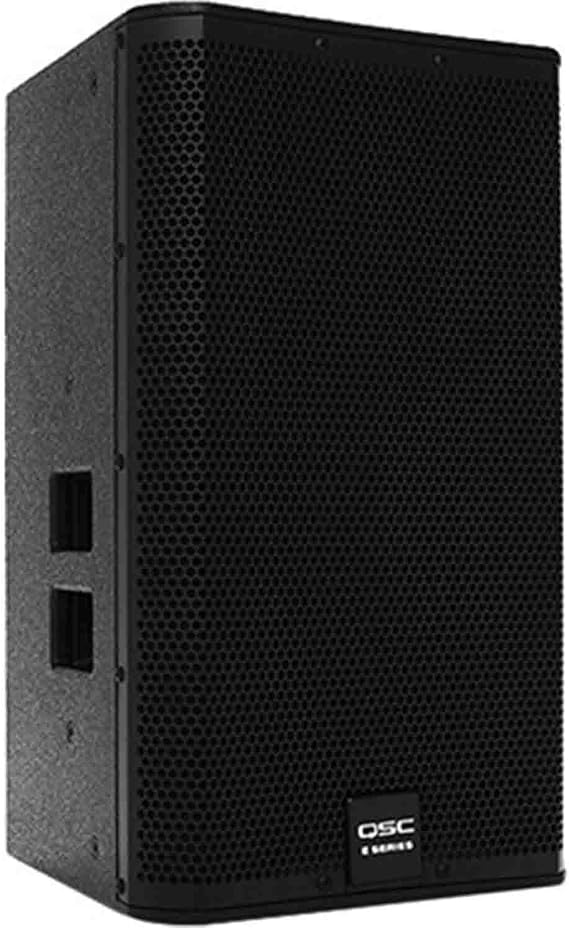 QSC E112BK 12" 400 Watt 2-Way Full Range Passive Loudspeaker