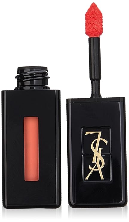 Yves Saint Laurent Vernis A Levres Vinyl Cream Lip Stain, 404 Nude Pulse, 0.18 Ounce