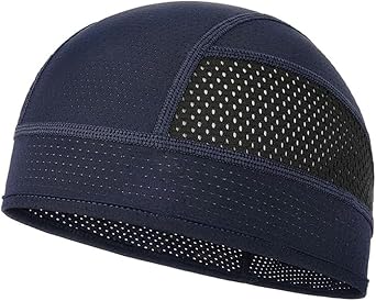 Skull Caps Helmet Liner, Breathable Cycling Cap,Cooling Mesh Under Helmet Motorcycle Hard Hat Liner for Men Women