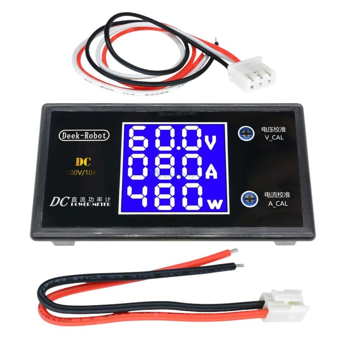 Dc 0-100V 10A 1000W LCD Digital Voltmeter Ammeter Wattmeter Voltage Current Power Meter Volt Detector Tester Monitor 12V 24V 36V New 2025 for Reliable Electronic Component, Precision