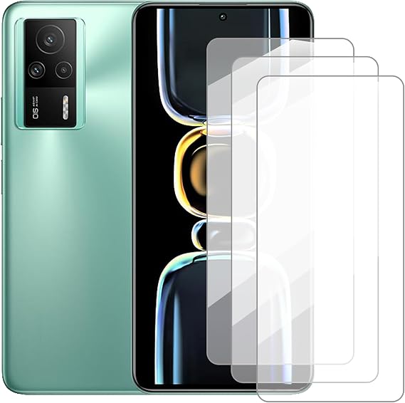 Screen Protector Compatible with Xiaomi Redmi K60E(6.67 Inch) [3 Pack] Glass Screen Protector Suitable for Xiaomi Redmi K60E, Tempered Glass Protective Film