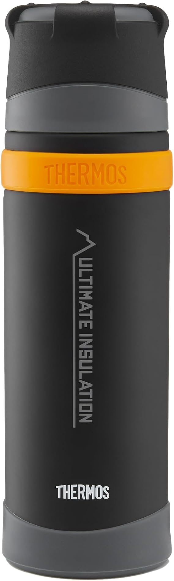 Thermos Matt Black Ultimate Drinks Flask (500ml) 24h Hot | 24h Cold