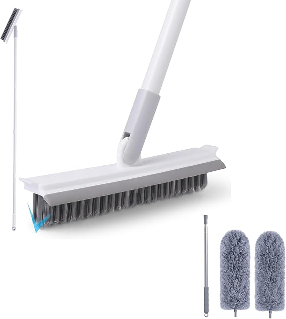 IVYROLL Grout Brush and Microfiber Duster Set