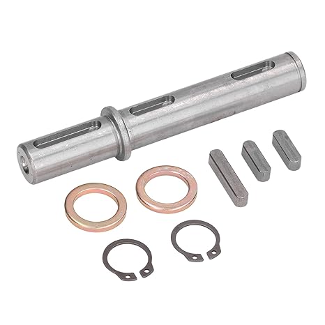 Alloy Steel Output Single Shaft, 18mm Diameter, 128mm Length with Smooth, Low Noise for Reducer NMRV040 RV040 Nema34 Stepper Motor