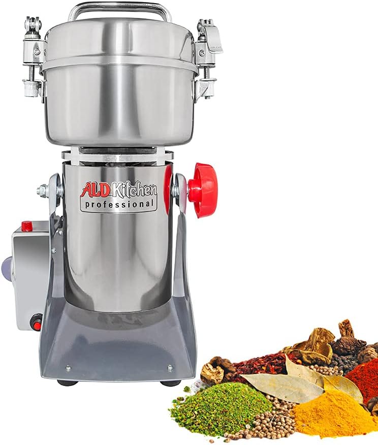 ALDKitchen Grain Mill Grinder | High-Speed Powder Machine | Swing Type Pulverizer | 110V (1500 g)