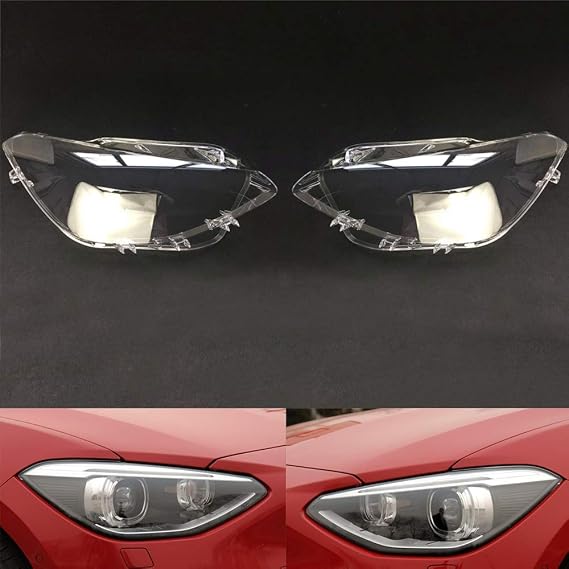 Replacement for Car Headlight Cover BMW 1 Series F20 116i 118i 120i 2012 2013 2014 Headlamp Clear Lens Auto Shell Cover (One Pair)