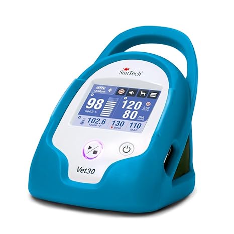 SunTech Vet30 Veterinary Continuous Vital Signs Monitor (Peacock Blue)