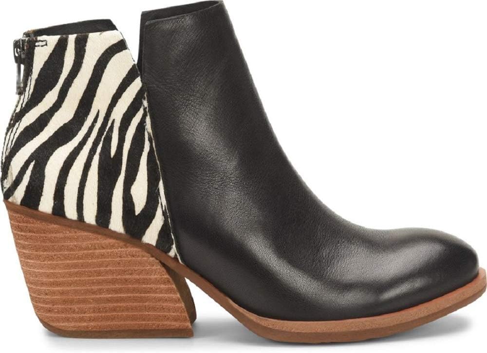KORK-EASE Womens Chandra Stacked Wooden Heel Boot