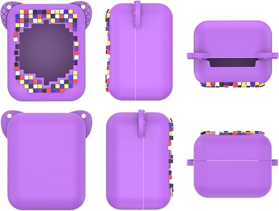FunnAura Interactive Digital Pet Case for Bitzee, Purple Toy Anti fall Shockproof Portable Carry Case