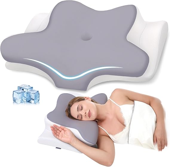 Cervical Neck Pillow, Ergonomic Memory Foam Pillow