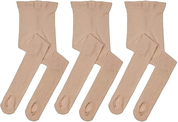 MdnMd Girls' Women's Ballet Tights Ultra Soft Convertible Dance Leggings Transition Tights for Toddler Kids Adult