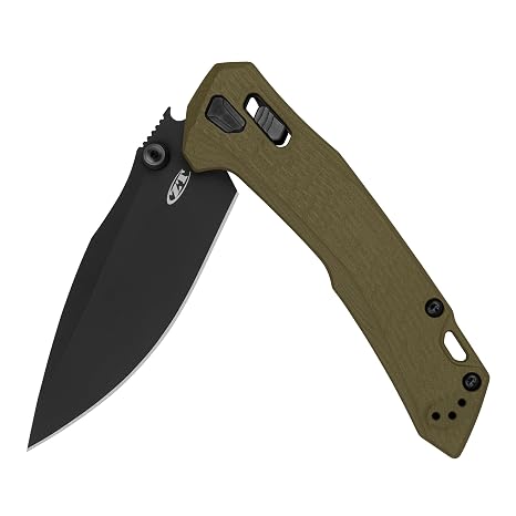 Zero Tolerance 0203, 4 inch CPM M4 Steel Blade, Olive Green G10 Handle, Duralock Mechanism, Manual Opening, Made in USA