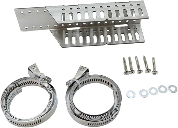 Adjtable Wall Mount Expansion Tank Bracket, Stainless Steel Band Mounting Kit for Water Heater Thermal Expansion Tanks, Heavy-Duty Galvanized Steel Bracket