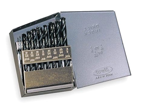 CLE-LINE Jobber Drill Set,21 pc,HSS C21115