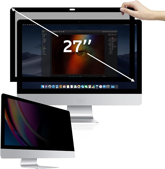 bersem Fully Removable Privacy Screen Protector for iMac 27 inch Monitor