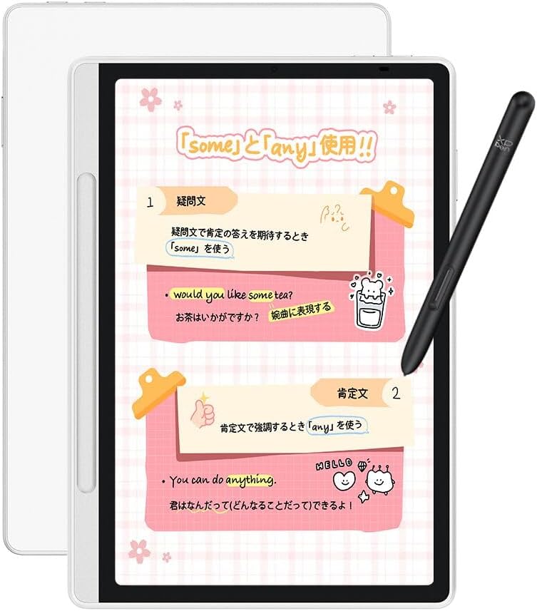 XPPen Tablet, Handwritten Notebook, 11 Inches, No Charging, X3 with Pro Pen, 16384 Pressure, Color Notepad, Android LCD, Electronic Notebook, 128 GB, 90 Hz, For BusinessMeetingStudying, Manga, Protective Case Included