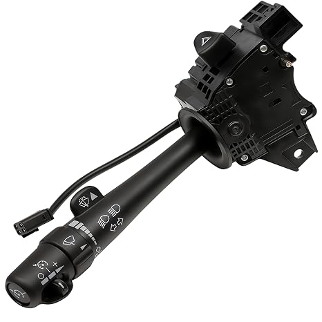 Multifunction Turn Signal Switch,Combination Lever Switch w/Wiper & Headlight Dimmer Control,Fits 2003-2007 Chevy Silverado Tahoe Suburban Avalanche, GMC Sierra Yukon Envoy Buick,Replaces# 12450067