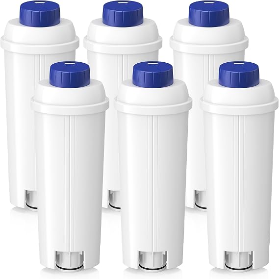 DLSC002 DeLonghi Kahve Makinesi ile Uyumlu Su Filtresi Değiştirme (6 Paket)