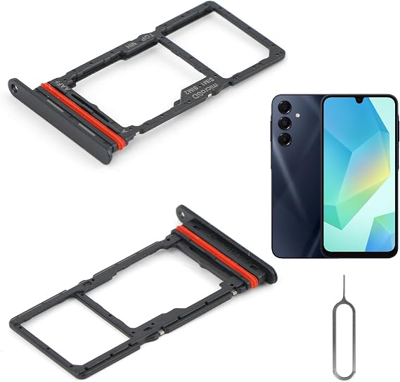 Samsung Galaxy A16 5G SIMカードスロットホルダー交換用SIMカードトレイ 2個 Samsung A16 5G SM-A166U オープンイジェクトピン付き