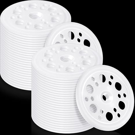 Taiyin 100 Pcs 1.77 Inch/ 45 mm Plastic Washers Foam Board Insulation