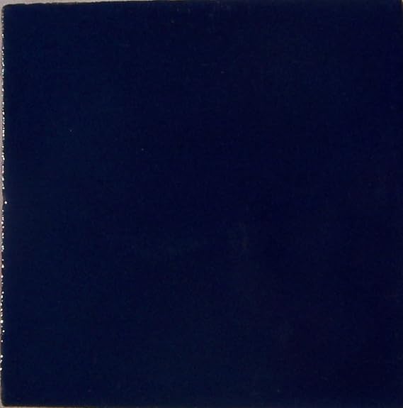 Solid Blue Mexican Ceramic Handmade Solid 4x4 Tiles 25 Pieces