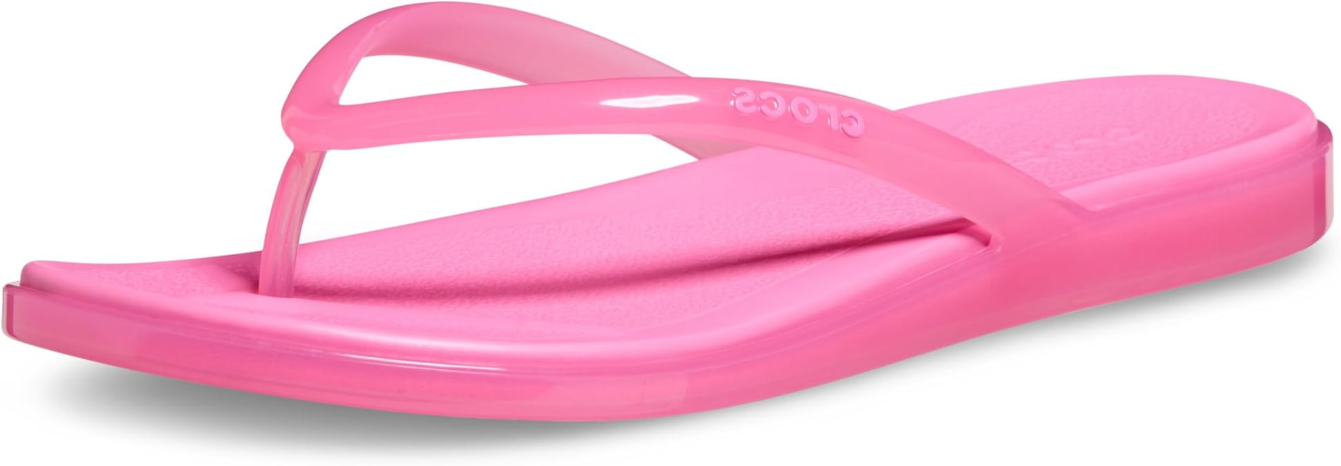 Crocs Women's Miami Round Toe Flip Flops | Flexible Straps | 360 Degree Comfort | Croslite Foam Footbed