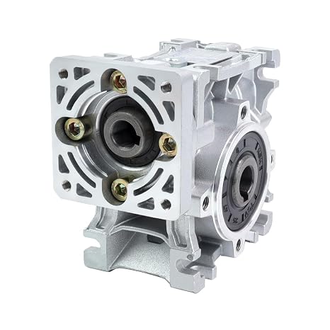 STEPPERONLINE 50:1 Worm Gearbox New Version NMRV30 Worm Gear Speed Reducer 11mm Input Shaft Diameter