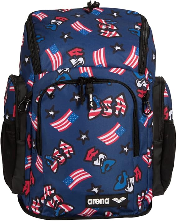 Arena Team Sports Backpack for Men and Women Cheetah Design 45 Litres