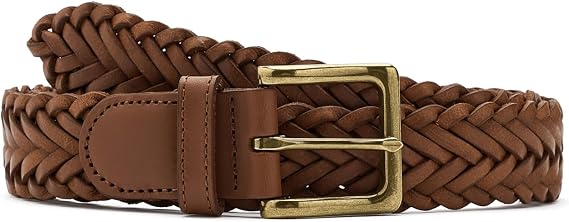 Brooks Brothers Braided Leather Belt