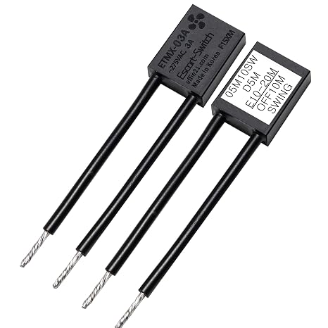 DIY Component for Swing Timer Switch ETMX-03A_05M10SW Extendable and On-Off Auto-Repeat 5-10-20 Min-Off 10 Min of Exhaust Fans for Periodic Odor and Moisture Removal 2PCS
