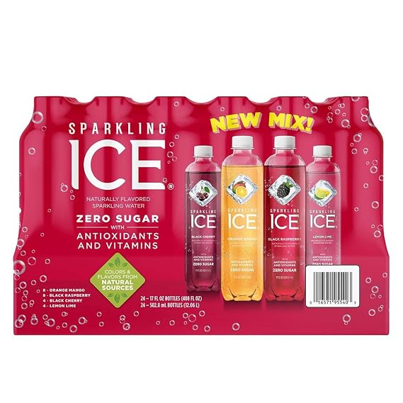 Sparkling Ice Summer Beverage Variety Pack (24 x 17 Fl Oz) Total Net Wt 408 Fl Oz