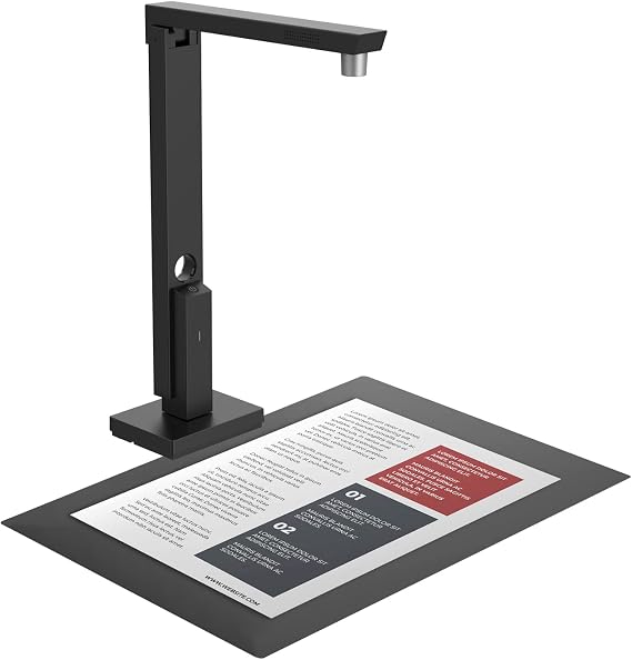 CZUR Lens1200 Pro Portable Document Scanner, 12MP USB Document Camera
