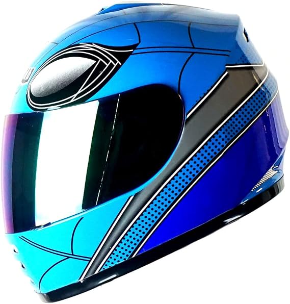 WOW Motorcycle Full Face Helmet Street Bike BMX MX Youth Kids: HKYB15