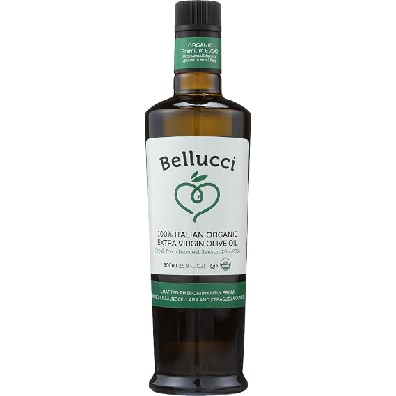 Bellucci Premium Olive Oil, Extra Virgin Organic, 16.9 fl oz