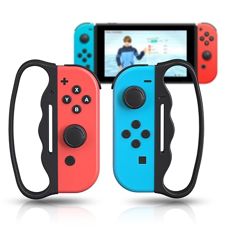 ECHZOVE Fitness Boxing 3 Grips, Size: For Switch 1/OLED | Color: Black