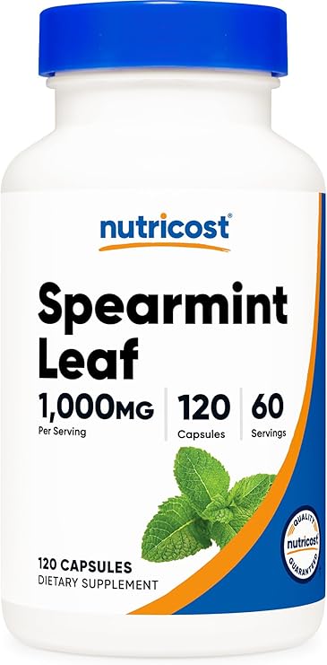 Nutricost Spearmint Leaf (1000mg) 120 Capsules, Spearmint Supplement