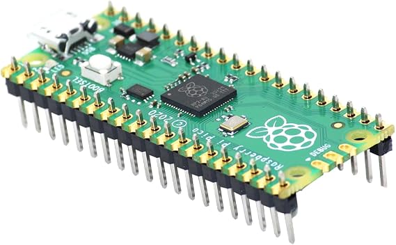 Raspberry Pi Pico Board with Soldered Header Raspberry Pi Pico RP2040 Microcontroller Development Board with Pre-soldered Headers