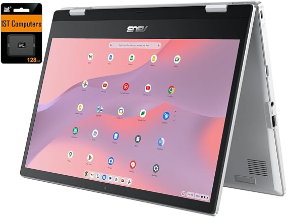ASUS Chromebook Flip CX1, 14" 2-in-1, Intel Celeron N4500, 8GB RAM, 256GB