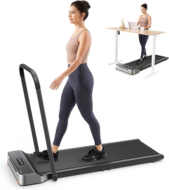 WalkingPad Foldable Walking Pad Treadmill with Handle Bar Under Desk